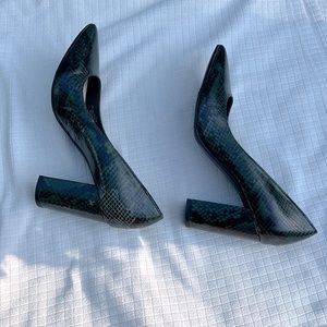 Marc Fisher block heel pumps